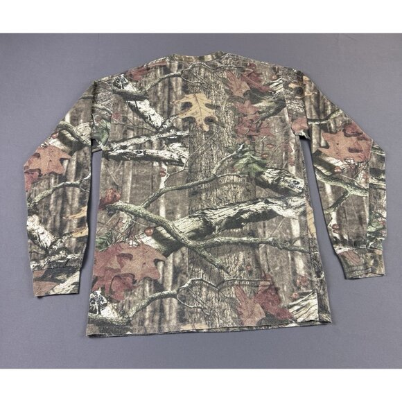 Rare Vintage Y2K Mossy Oak Realtree Break Up Infinity Long Sleeve Camo Shirt Art - Picture 2 of 5